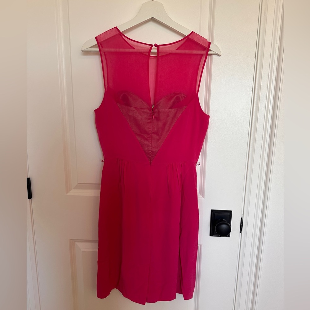 BCBGMaxAzria Pink and Gold Dress